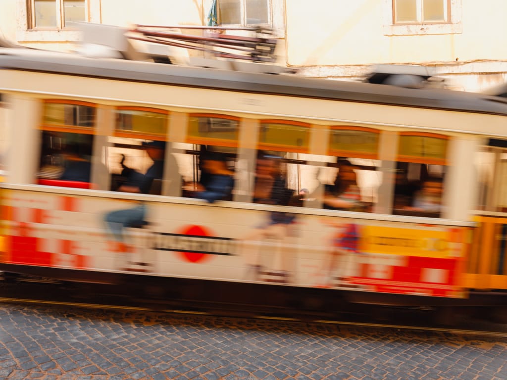 Tram On The Move