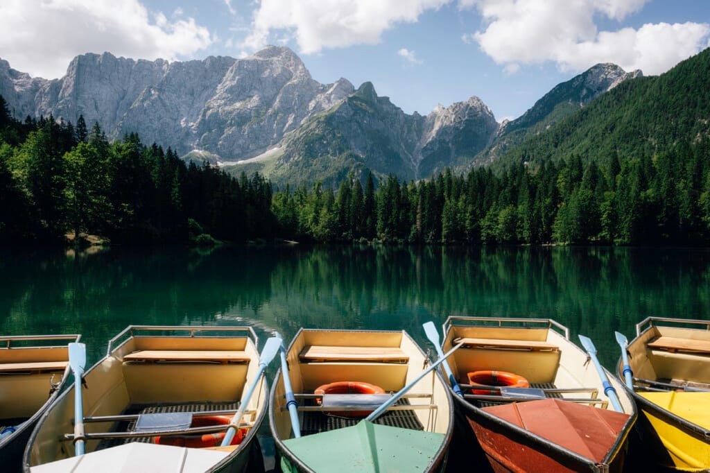 Colorful serenity at the lake